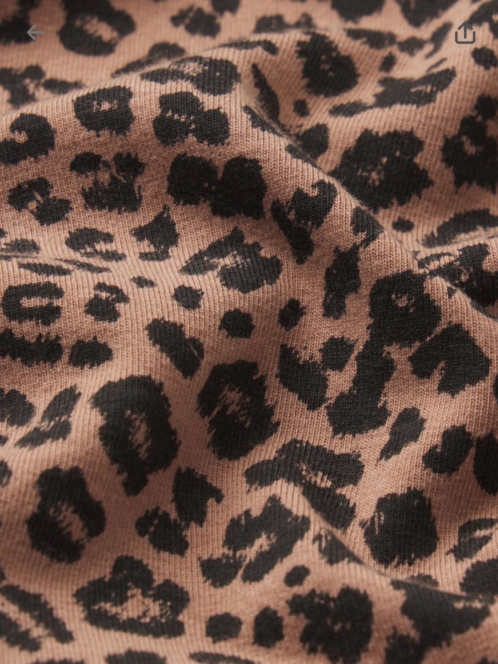 NWT- SKIMS - Cotton Jersey Tube Top - Sienna Natural Leopard - XS - Picture 4 of 8